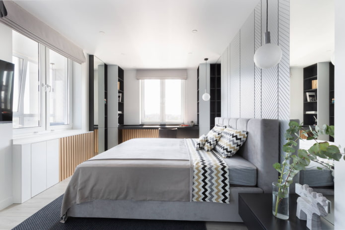 Chambre rectangulaire 18 m²