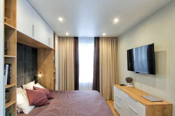 Meubles dans une chambre de 9 mètres carrés