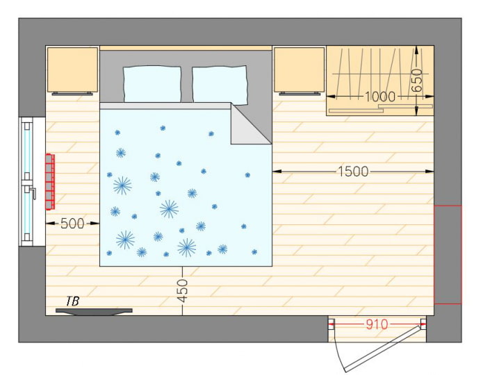 Aménagement d'une chambre 9 m²