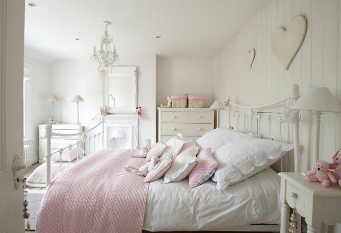 conception de chambre pour fille style shabby chic
