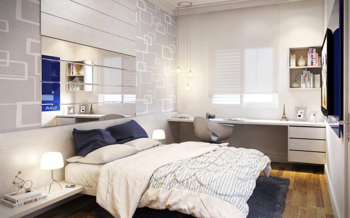 Intérieur de chambre pour une fille