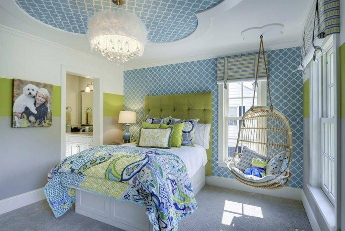 conception de chambre moderne pour fille