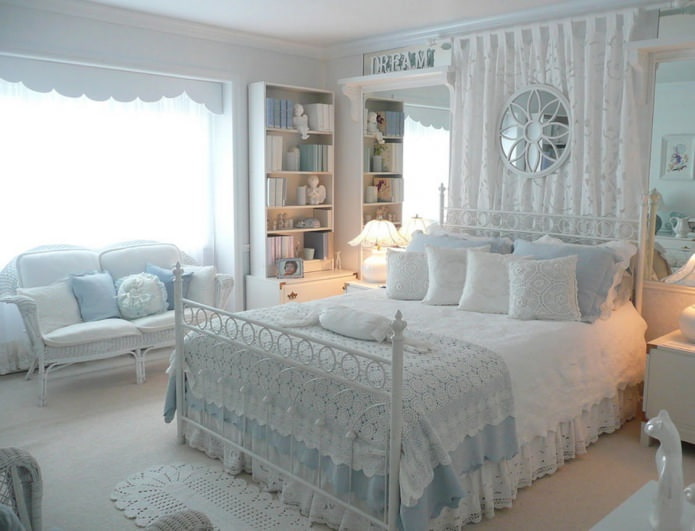 conception de chambre pour fille style shabby chic