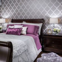 Décoration de chambre avec papier peint gris : 70 meilleures photos d'intérieur-15