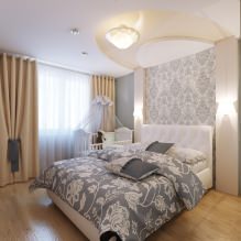 Décoration de chambre avec papier peint gris : 70 meilleures photos d'intérieur-12