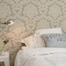 Décoration de chambre avec papier peint gris : 70 meilleures photos d'intérieur-9