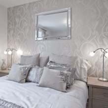 Décoration de chambre avec papier peint gris : 70 meilleures photos d'intérieur-6