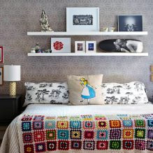 Décoration de chambre avec papier peint gris : 70 meilleures photos d'intérieur-1
