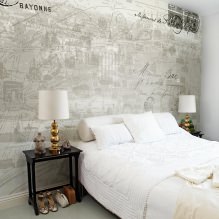 Décoration de chambre avec papier peint gris : 70 meilleures photos d'intérieur-0