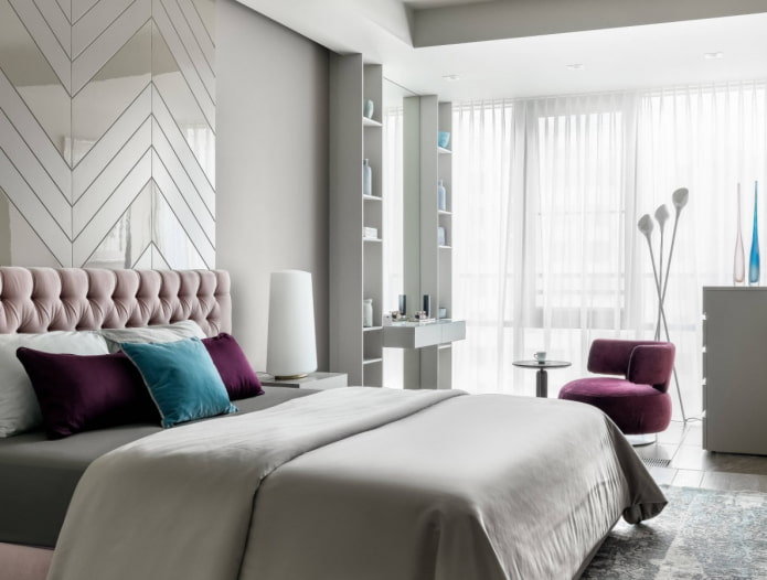 Espace maquillage dans la chambre