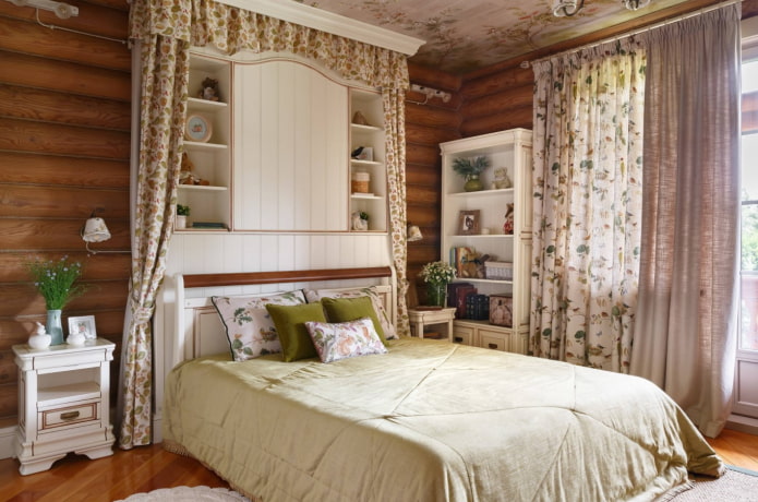 chambre de style campagnard