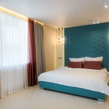 Conception des murs de la chambre : choix des couleurs, options de finition, 130 photos à l'intérieur-19