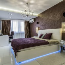 Conception des murs de la chambre : choix des couleurs, options de finition, 130 photos de l'intérieur-9