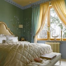 Décoration murale dans la chambre : choix des couleurs, options de finition, 130 photos de l'intérieur-24