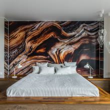 Conception des murs de la chambre : choix des couleurs, options de finition, 130 photos de l'intérieur-5