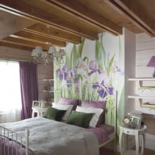 Conception des murs de la chambre : choix des couleurs, options de finition, 130 photos de l'intérieur-13