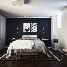 Conception des murs de la chambre : choix des couleurs, options de finition, 130 photos de l'intérieur-15