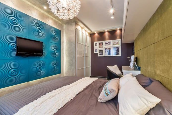 Panneaux à l'intérieur de la chambre