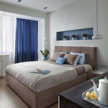 Conception des murs de la chambre : choix des couleurs, options de finition, 130 photos de l'intérieur-3