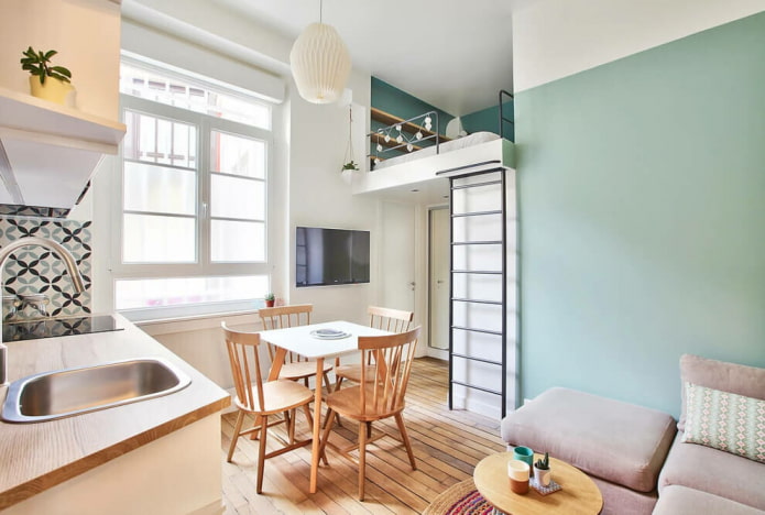 intérieur d'un petits studios