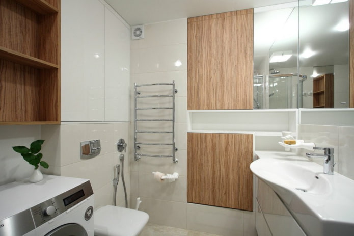 Salle de bain dans un studio