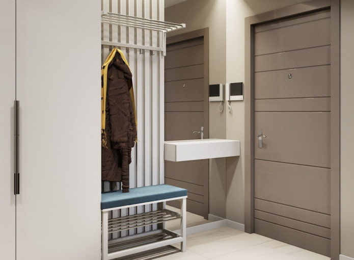 Couloir à l'intérieur d'un studio