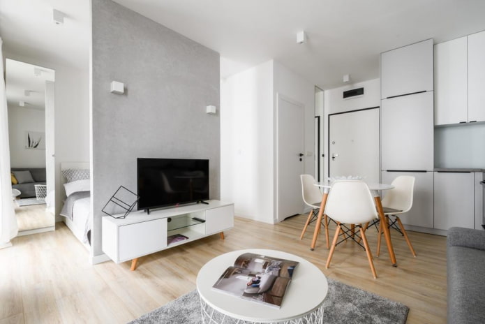 Aménagement intérieur d'un studio