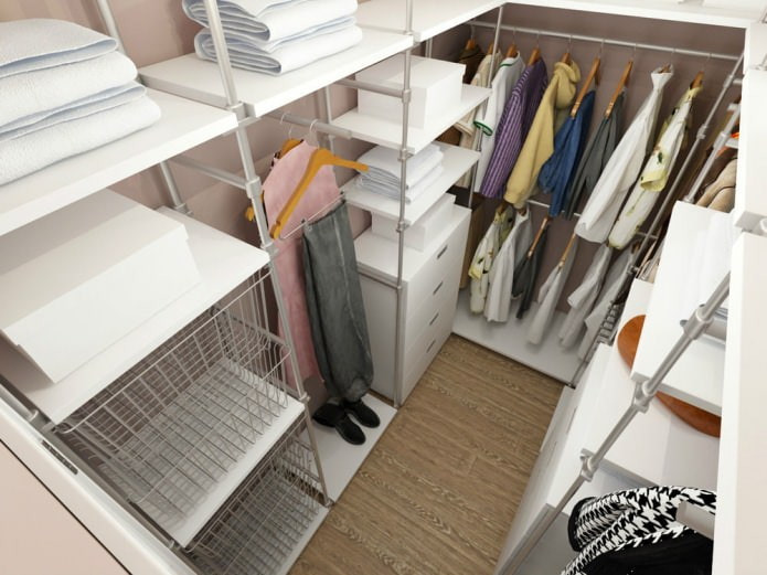 option pour organiser un dressing