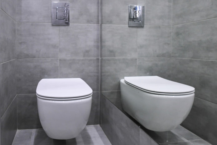 intérieur des toilettes dans un Appartement Khrouchtchevka