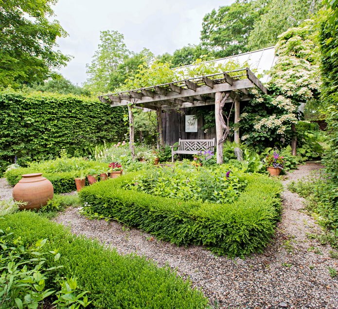 Pergola dans l'aménagement paysager