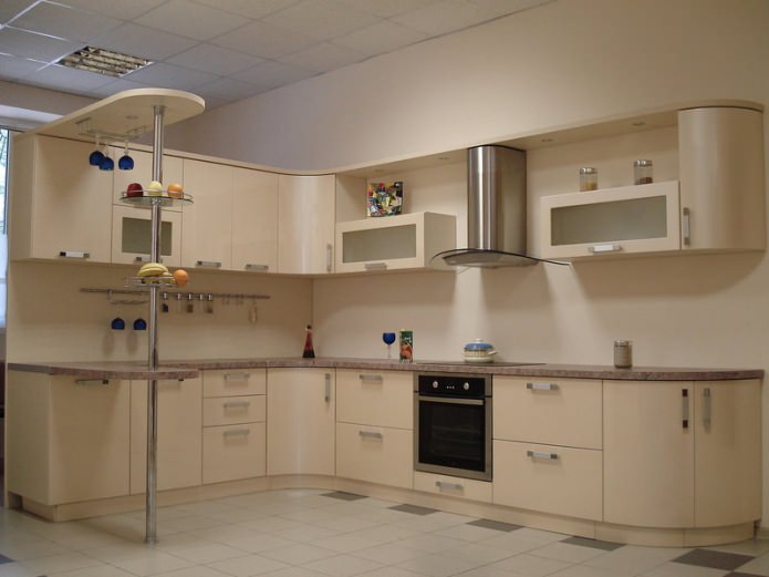 Ensemble de cuisine beige