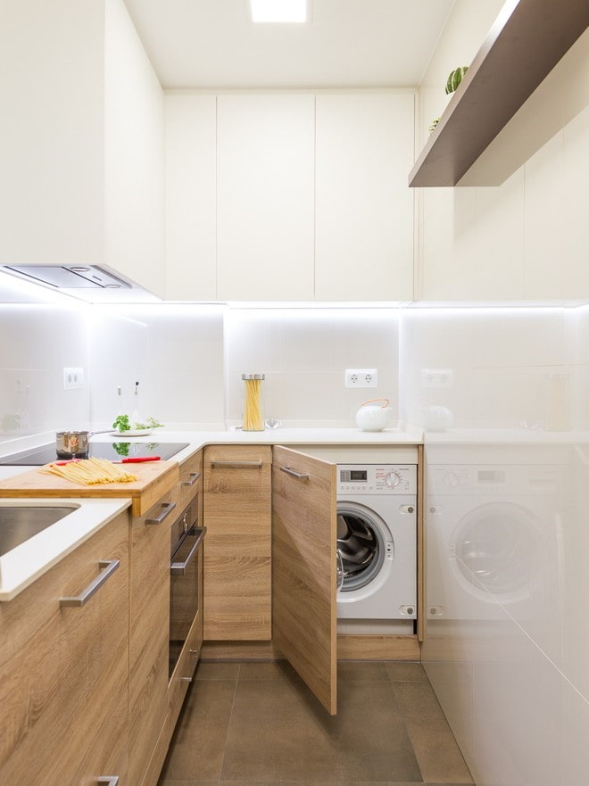 aménagement d'un espace de cuisine étroit
