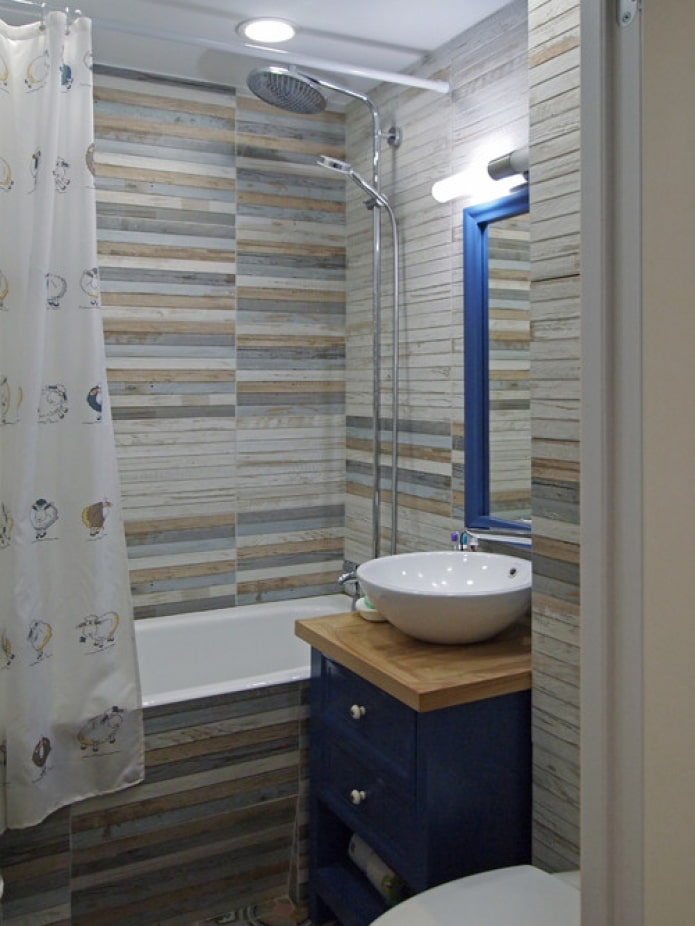 meubles de salle de bain bleus