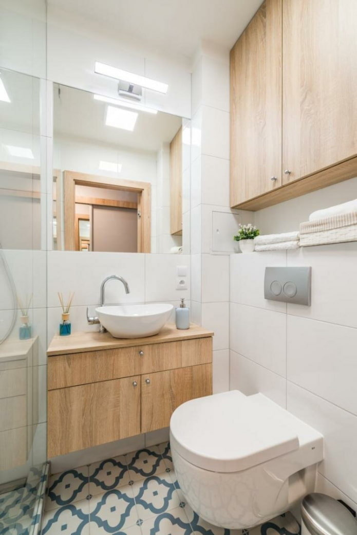Éclairage miroir de la salle de bain