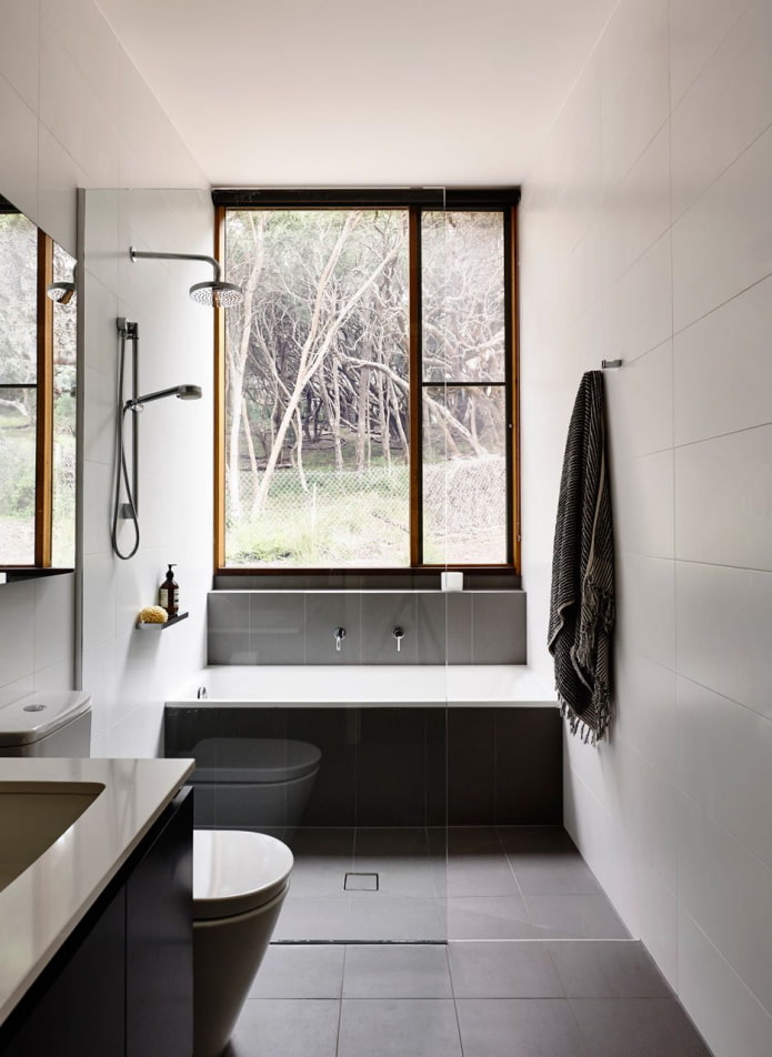 Baignoire de style moderne