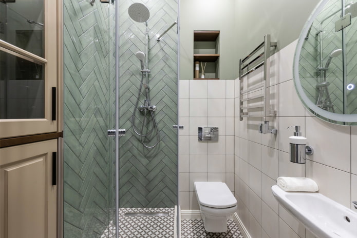 conception d'une salle de bain combinée