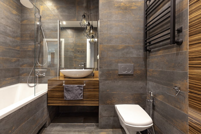 planification et zonage d'une salle de bain combinée