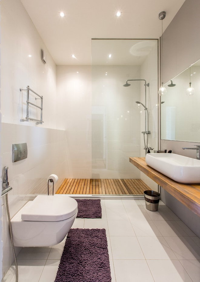 agencement d'une salle de bain combinée