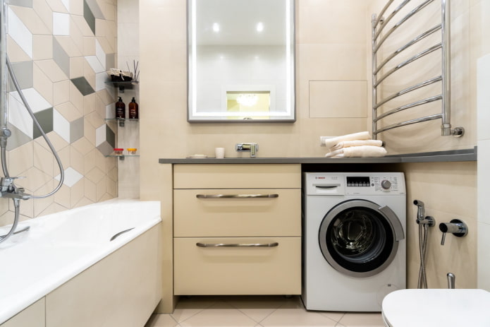 agencement salle de bain combinée