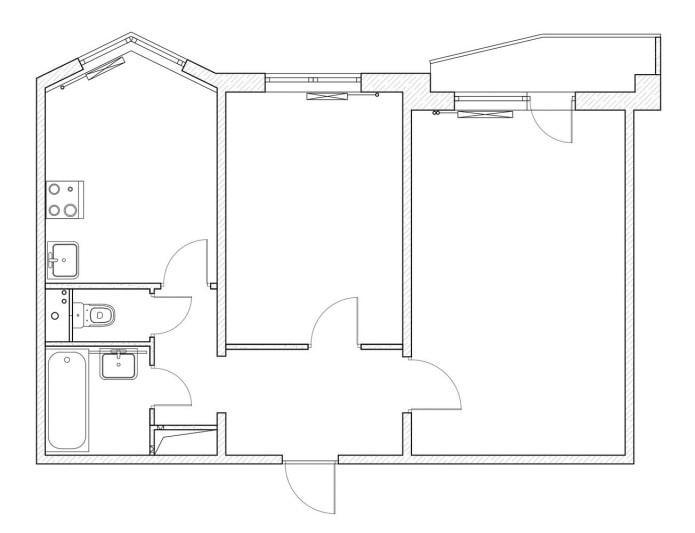 Plan avant rénovation