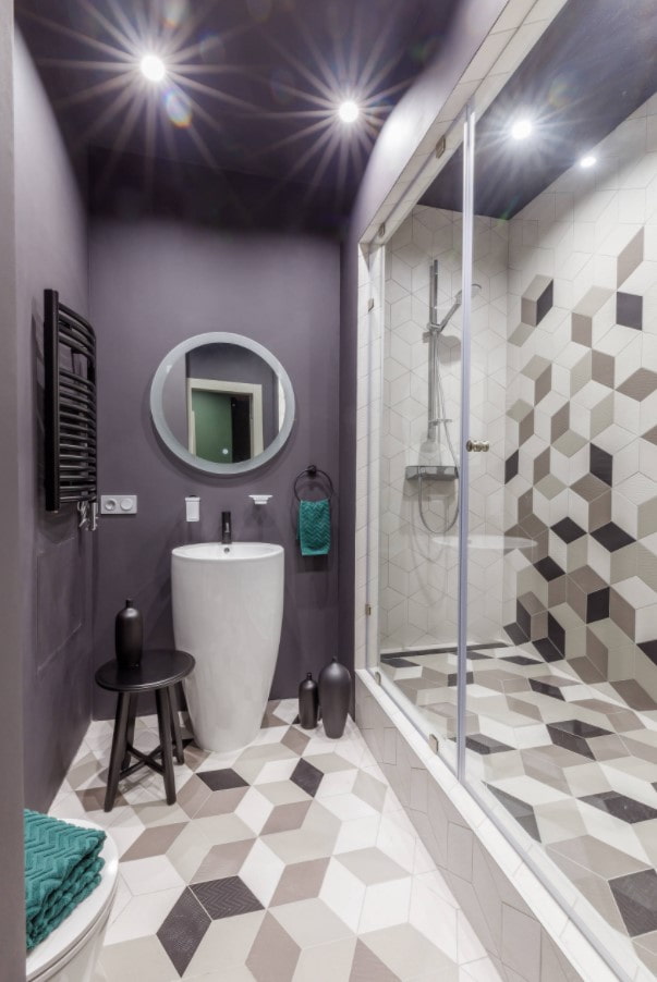 douche spacieuse