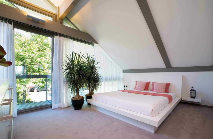 Intérieur d'une maison à colombages