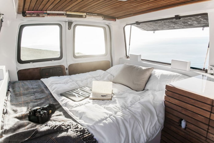 place de couchage dans un camping-car