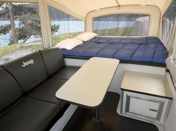 place de couchage dans un camping-car