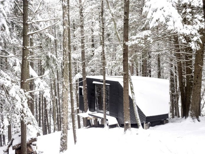 Maison en hiver