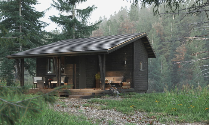 Petite maison de style scandinave