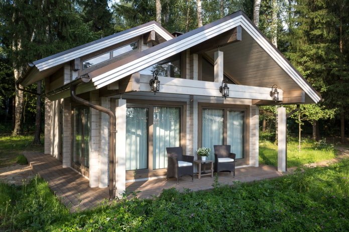 maison en bois de style scandinave