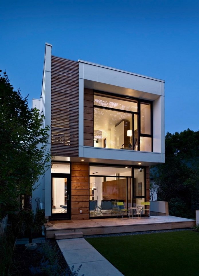 Petite maison de style high-tech