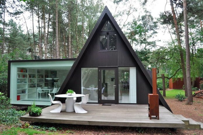 Petite maison de style high-tech