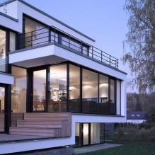Maisons avec fenêtres panoramiques : 70 meilleures photos et solutions inspirantes-20